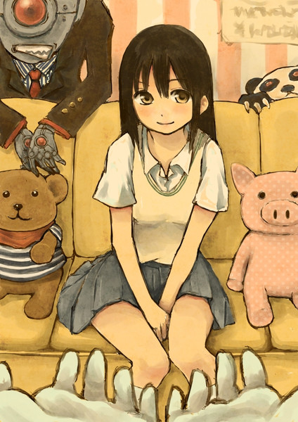 女子高生と ししょ さんのイラスト ニコニコ静画 イラスト