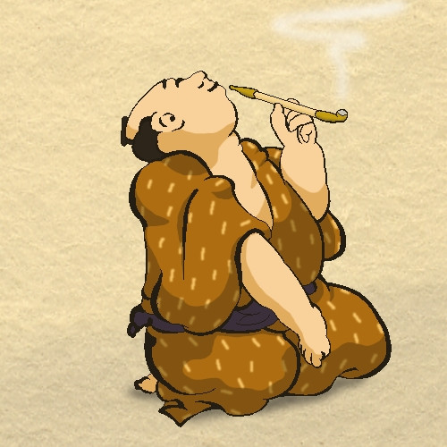 キセルを吸う男 ｼﾞｮﾝ ｽﾐｽ さんのイラスト ニコニコ静画 イラスト