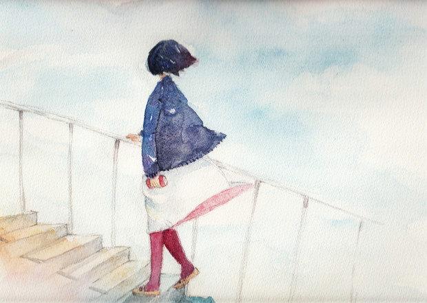 秋の空がとてもきれいだ Am さんのイラスト ニコニコ静画 イラスト