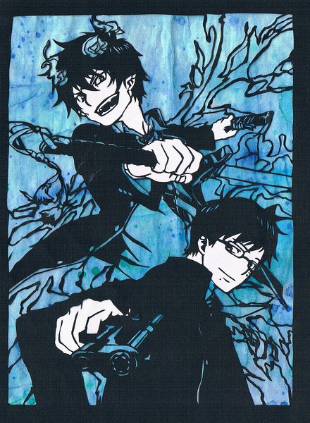 切り絵 燐と雪男 かげみ さんのイラスト ニコニコ静画 イラスト
