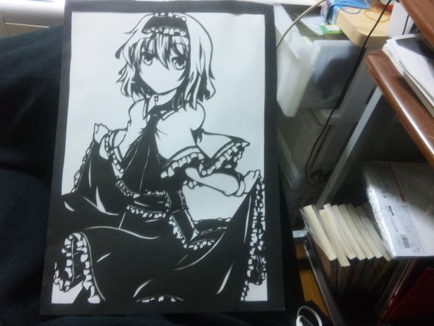 切り絵 アリス 岬栞 さんのイラスト ニコニコ静画 イラスト