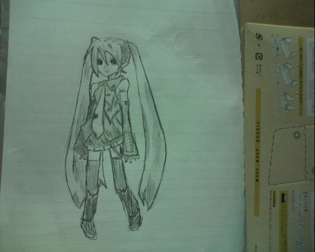 初音ミク 手書き ニコニコ静画 イラスト