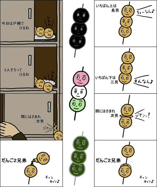 だんご惨兄弟 Noverun さんのイラスト ニコニコ静画 イラスト