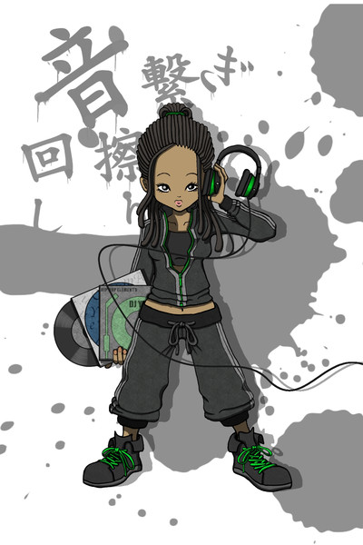 Hip Hop 4大要素 Dj 1 Yzr さんのイラスト ニコニコ静画 イラスト