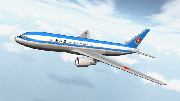 Mmd 67全日空旧塗装機 モヒカンジェット オスガ71 さんのイラスト ニコニコ静画 イラスト