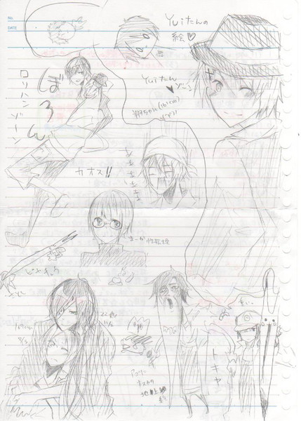 色々やりすぎた授業中の落書き - ニコニコ静画(イラスト)
