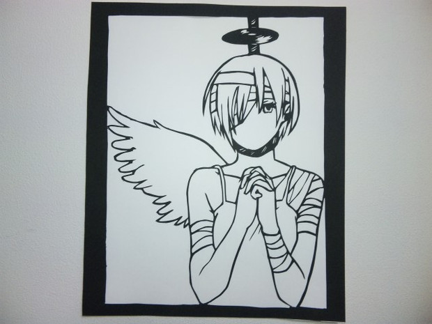 切り絵 ブルー霊子 岬栞 さんのイラスト ニコニコ静画 イラスト