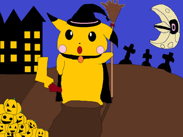 ハロウィンピカチュウ マウス画 りおくん さんのイラスト ニコニコ静画 イラスト