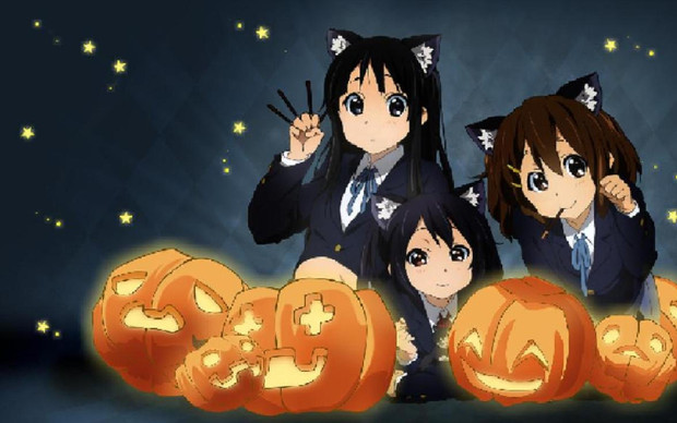ｋ ｏｎ キャット３匹のハロウィン ハロルメ さんのイラスト ニコニコ静画 イラスト