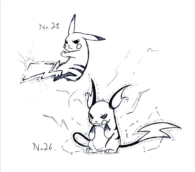 ポケモン646匹えんぴつでラフに描いてみようシリーズｗｗ たれぱんでぃ さんのイラスト ニコニコ静画 イラスト