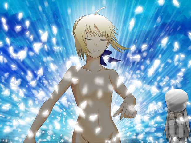 セイバー たかが鎧を剥いだだけでいい気になっては困る ディフ さんのイラスト ニコニコ静画 イラスト