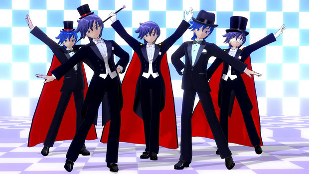 Mmd カイト燕尾服 タキシード 改造モデル Mu さんのイラスト ニコニコ静画 イラスト