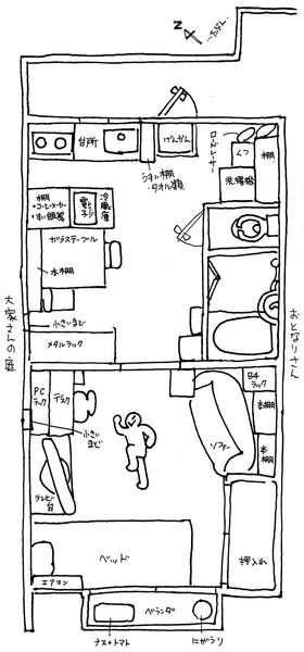 アパートの間取り図 Chi Ata さんのイラスト ニコニコ静画 イラスト