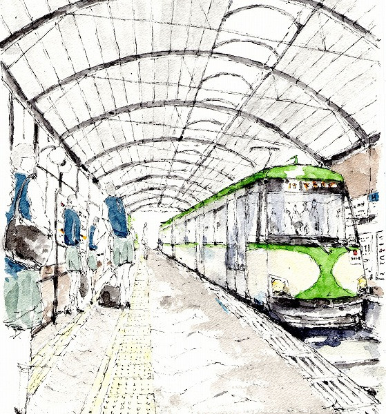 三茶駅構内 Yukiro さんのイラスト ニコニコ静画 イラスト