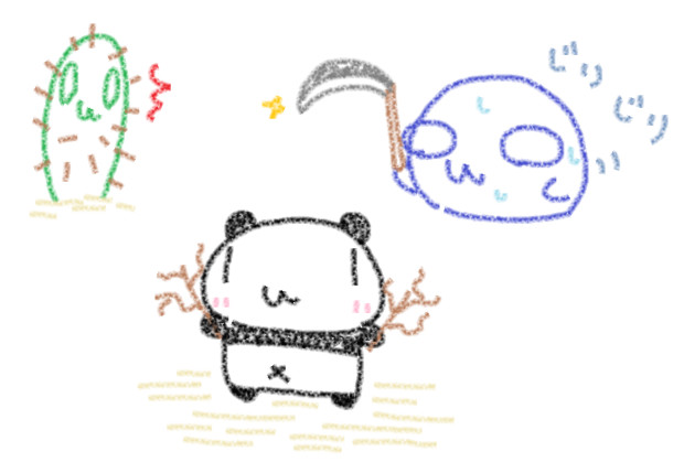 枯れぱんだ 【ぱんだ絵】