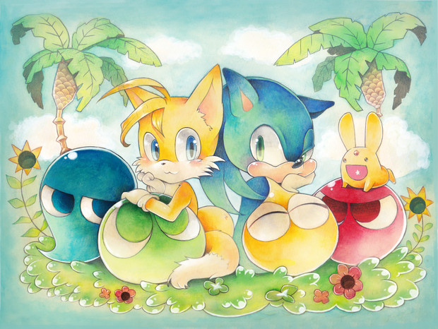ソニックぷよぷよ２０ｔｈ記念 うずピ さんのイラスト ニコニコ静画 イラスト