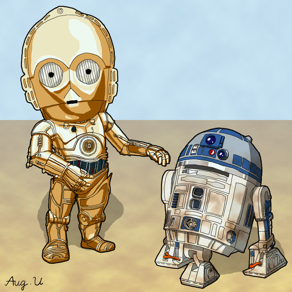 R2 D2 ニコニコ静画 イラスト