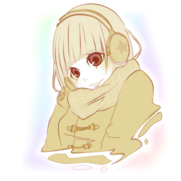 ﾍｯﾄﾞﾌｫﾝ女子 黄土色 さんのイラスト ニコニコ静画 イラスト