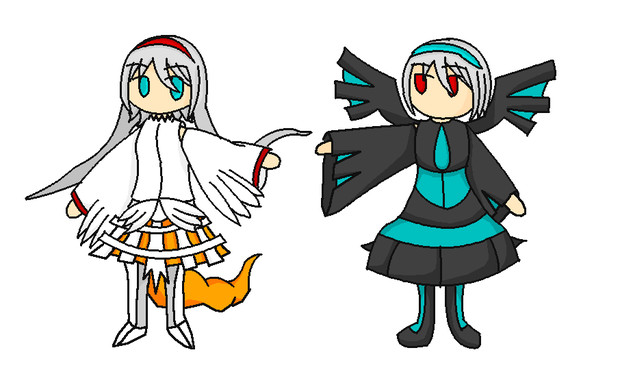 ポケモン レシラム ゼクロムを擬人化したかった 擬人化 雪待宏樹 さんのイラスト ニコニコ静画 イラスト