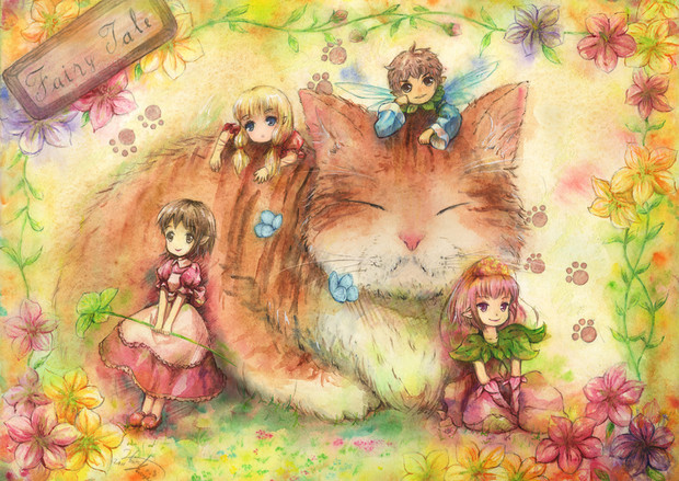 猫と妖精さんたち 晴輝 さんのイラスト ニコニコ静画 イラスト