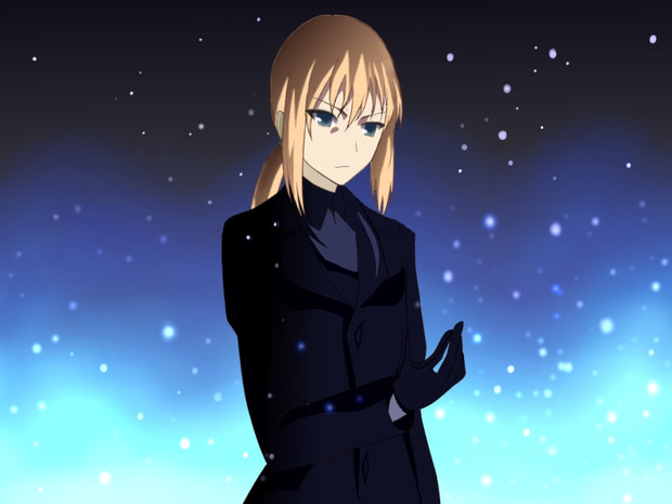 セイバー紳士op模写 ニコニコ静画 イラスト
