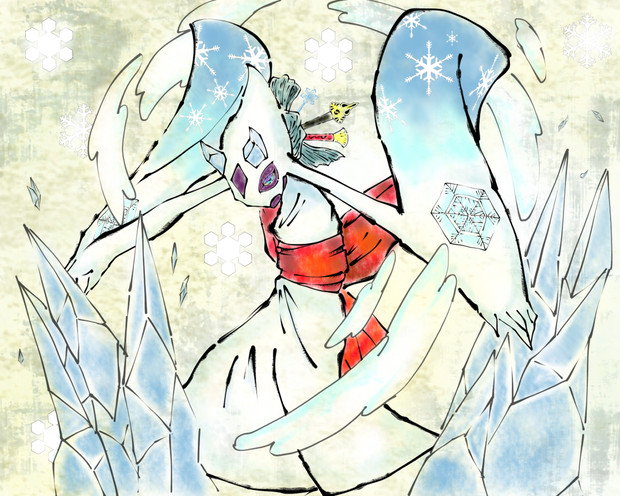たまにはまともなポケモンを ユキメノコ 描いてみた Sin1 さんのイラスト ニコニコ静画 イラスト