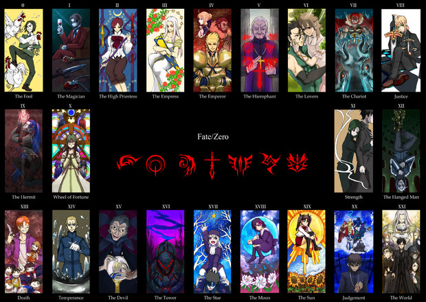 Fate/Zeroタロット / ゥサ見 さんのイラスト - ニコニコ静画