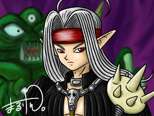 ドラクエ４のピサロをかきました Maruken さんのイラスト ニコニコ静画 イラスト