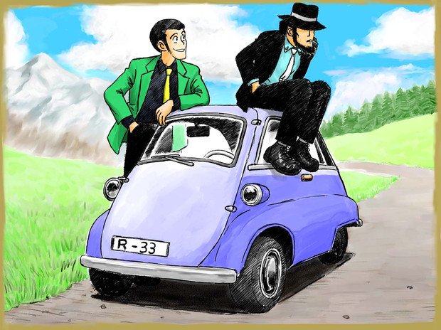 イセッタとルパン 黒汐 さんのイラスト ニコニコ静画 イラスト