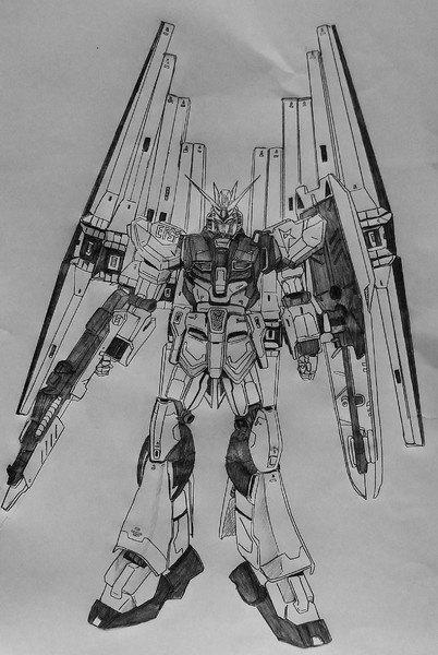 Nガンダムは伊達じゃない ダブルフィンファンネル装備型 ニコニコ静画 イラスト