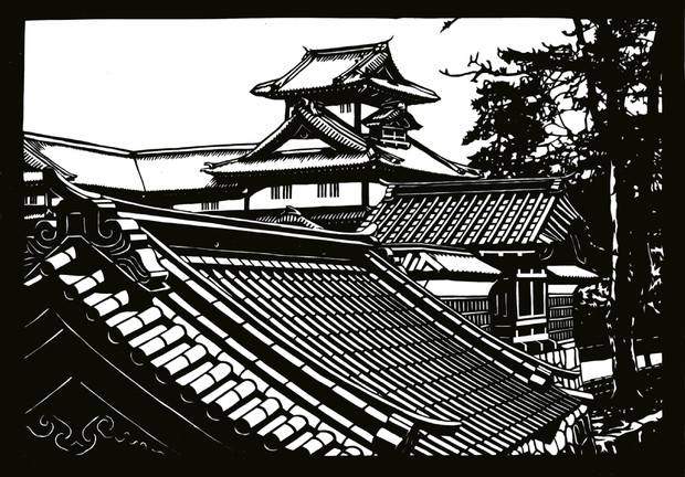 切り絵 金沢城 しみっちゃん さんのイラスト ニコニコ静画 イラスト