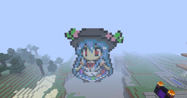 Minecraft 比那名居 天子２dどっと絵 がびょう さんのイラスト ニコニコ静画 イラスト