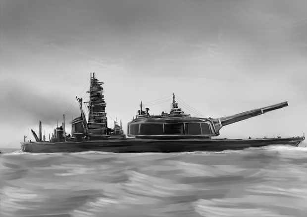 超巨砲戦艦 Nas さんのイラスト ニコニコ静画 イラスト