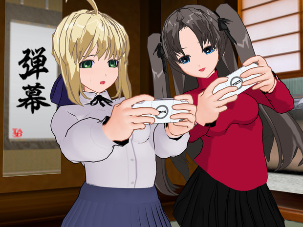 セイバーさんvs凛ちゃん まーずp さんのイラスト ニコニコ静画 イラスト