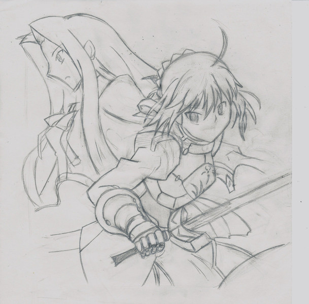 Fate Zero 2巻 模写 途中経過 Oras さんのイラスト ニコニコ静画 イラスト