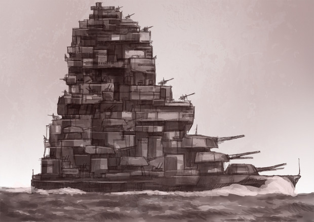 超要塞戦艦 Nas さんのイラスト ニコニコ静画 イラスト