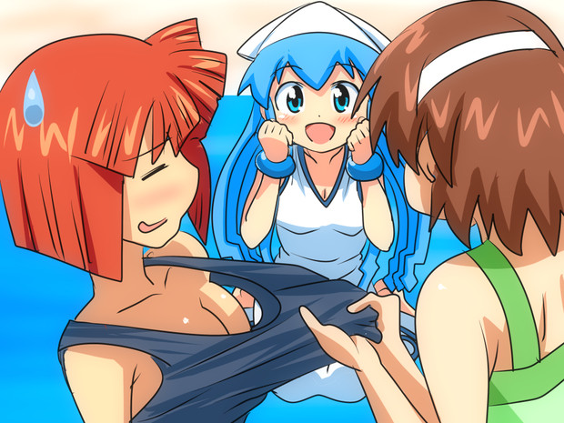 ケンカをやめてくれなイカ かるた さんのイラスト ニコニコ静画 イラスト