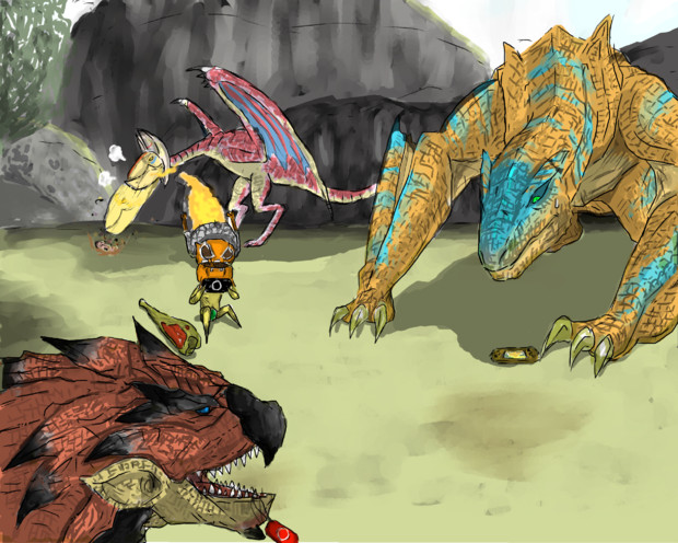 モンスターでひと狩り行こうぜ Target さんのイラスト ニコニコ静画 イラスト