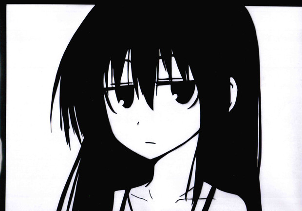 切り絵 女の子 リメイク ああああああ さんのイラスト ニコニコ静画 イラスト