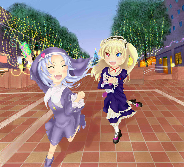 エアクリスマス Eidy さんのイラスト ニコニコ静画 イラスト