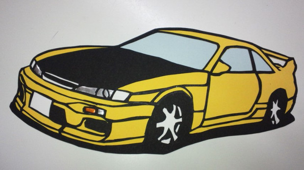 日産 シルビア 切り絵 漣ｰﾚﾝｰ さんのイラスト ニコニコ静画 イラスト
