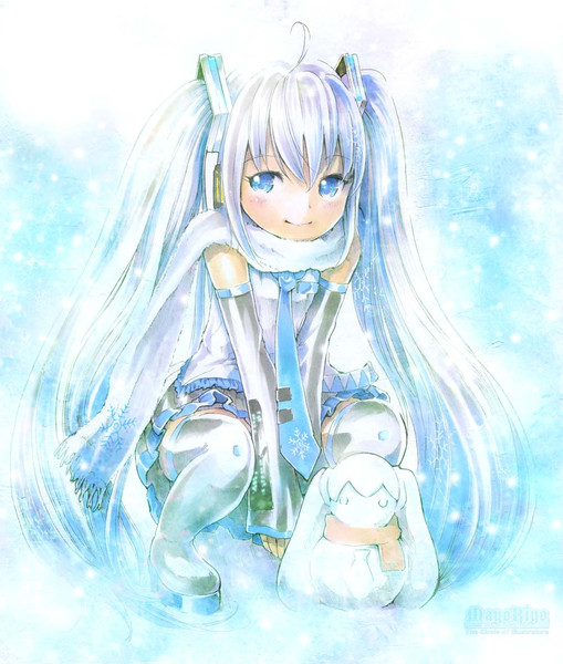 雪ミク また出逢えましたネ Mayoriyo さんのイラスト ニコニコ静画 イラスト