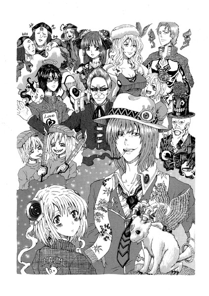 2年前の春の1枚白黒イラスト 覇道往者 さんのイラスト ニコニコ静画 イラスト