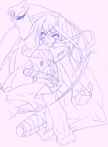 灼眼のシャナ 5巻 模写 線画 Oras さんのイラスト ニコニコ静画 イラスト