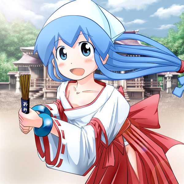 おみくじ引かなイカ 六尺猫 さんのイラスト ニコニコ静画 イラスト