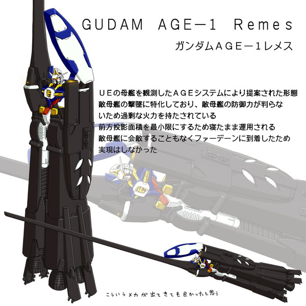 ガンダムage 1レメス ララバイ さんのイラスト ニコニコ静画 イラスト