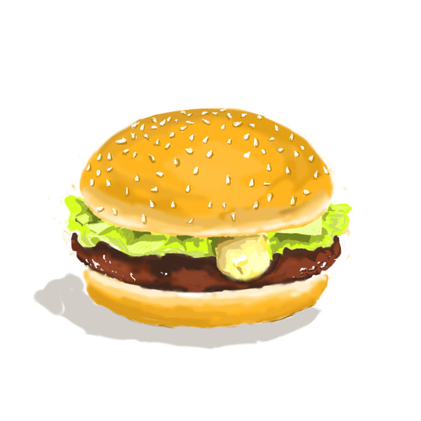 てりやきマックバーガー しょぼん さんのイラスト ニコニコ静画 イラスト