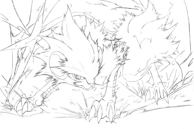 絵枠リクエスト レントラー 下書き イネ さんのイラスト ニコニコ静画 イラスト