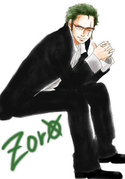 スーツに眼鏡なゾロさん トト さんのイラスト ニコニコ静画 イラスト