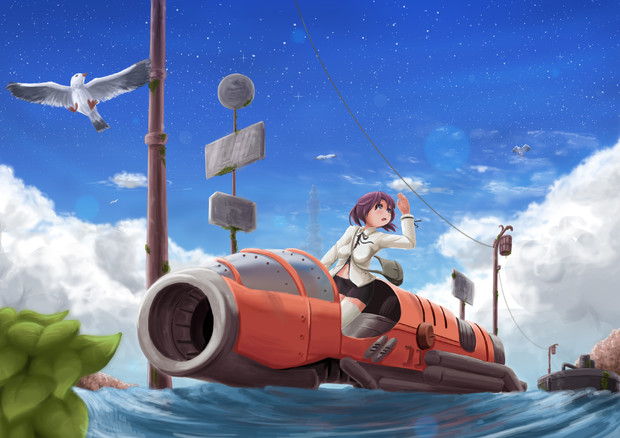 新しい世界を探して Mu さんのイラスト ニコニコ静画 イラスト